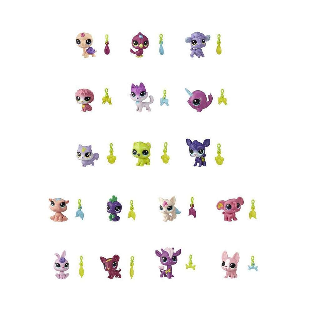Littlest Pet Shop Mystery Figurine - Lucky Pets with Charms for Kids Collectibles