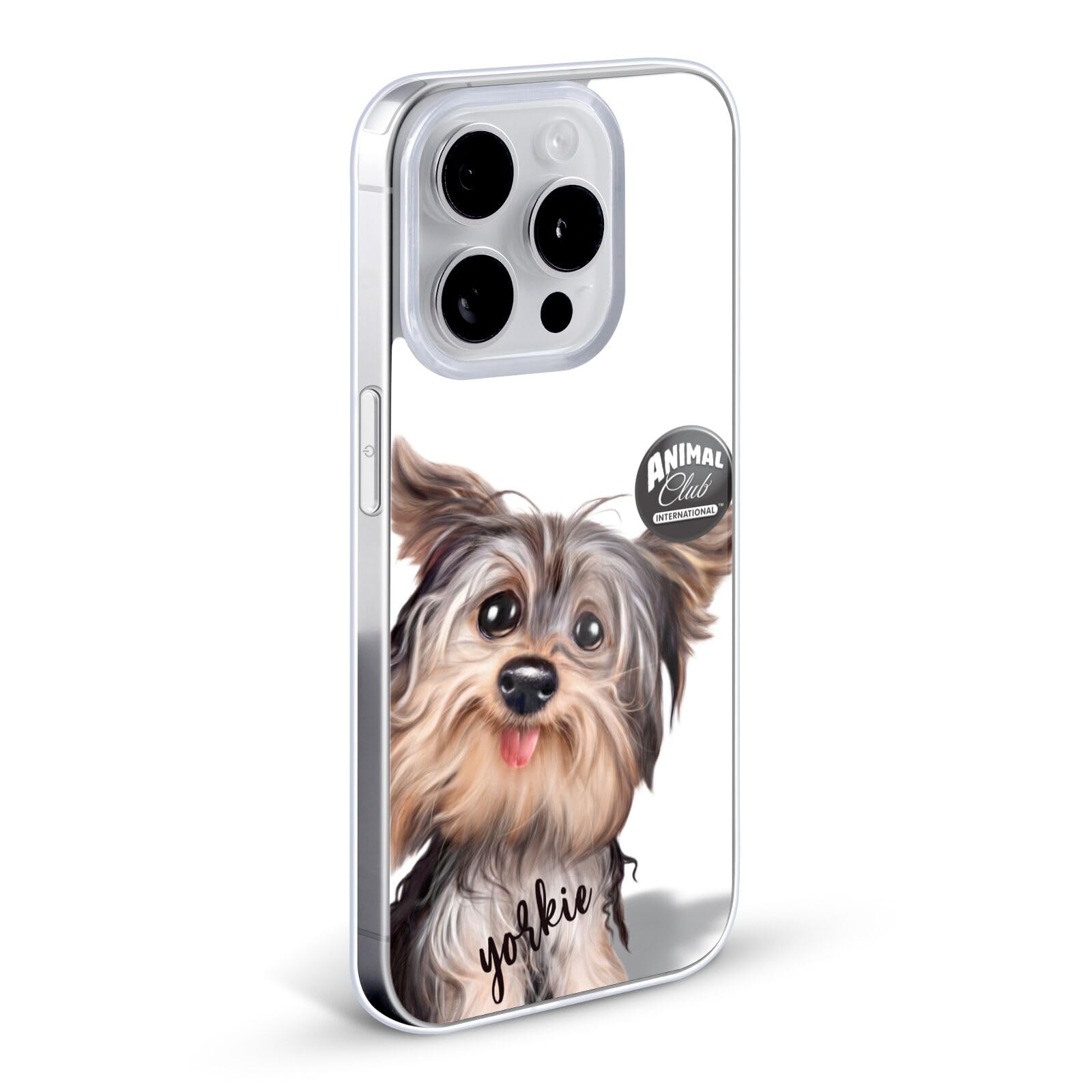 Officially Licensed Animal Club International Yorkie Faces Soft Gel Case for Apple iPhone XR - Cute Protective Phone Cover with Unique Dog Design - Perfect Gift for Pet Lovers & Yorkie Owners
