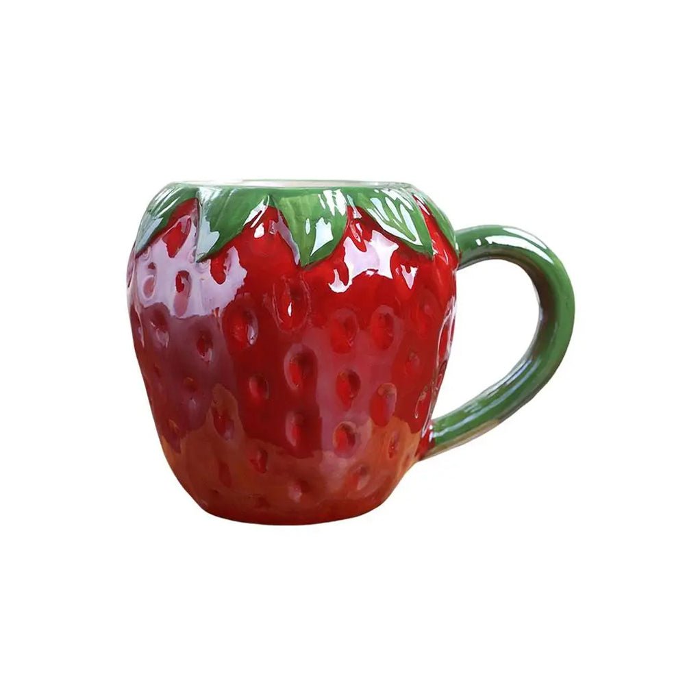 Fruit Shaped Ceramic Coffee Mugs - Fun Novelty Tea Cups for Kids & Adults - Perfect for Breakfast, Office, or Gift Giving