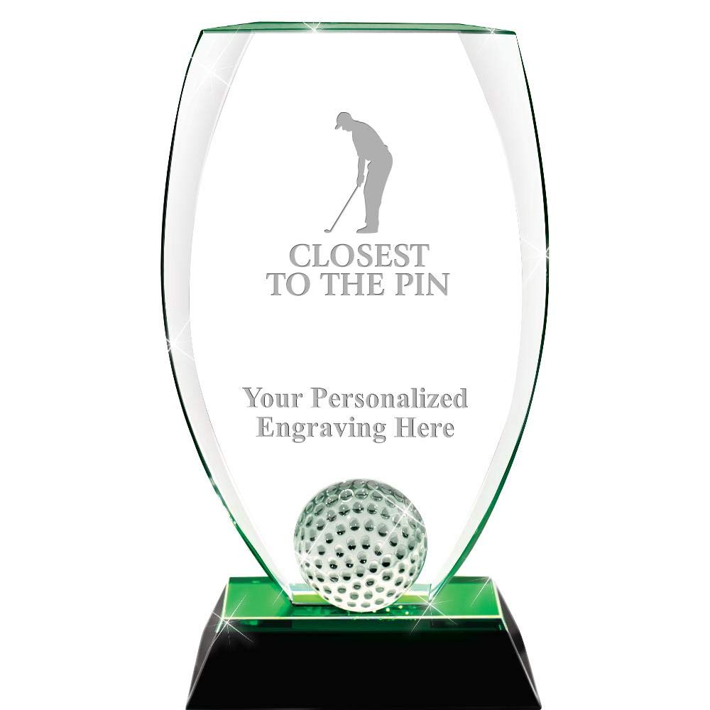 Custom 9.5 Inch Closest to The Pin Golf Trophy Award for Men - Perfect for Golf Tournaments, Club Events & Player Recognition