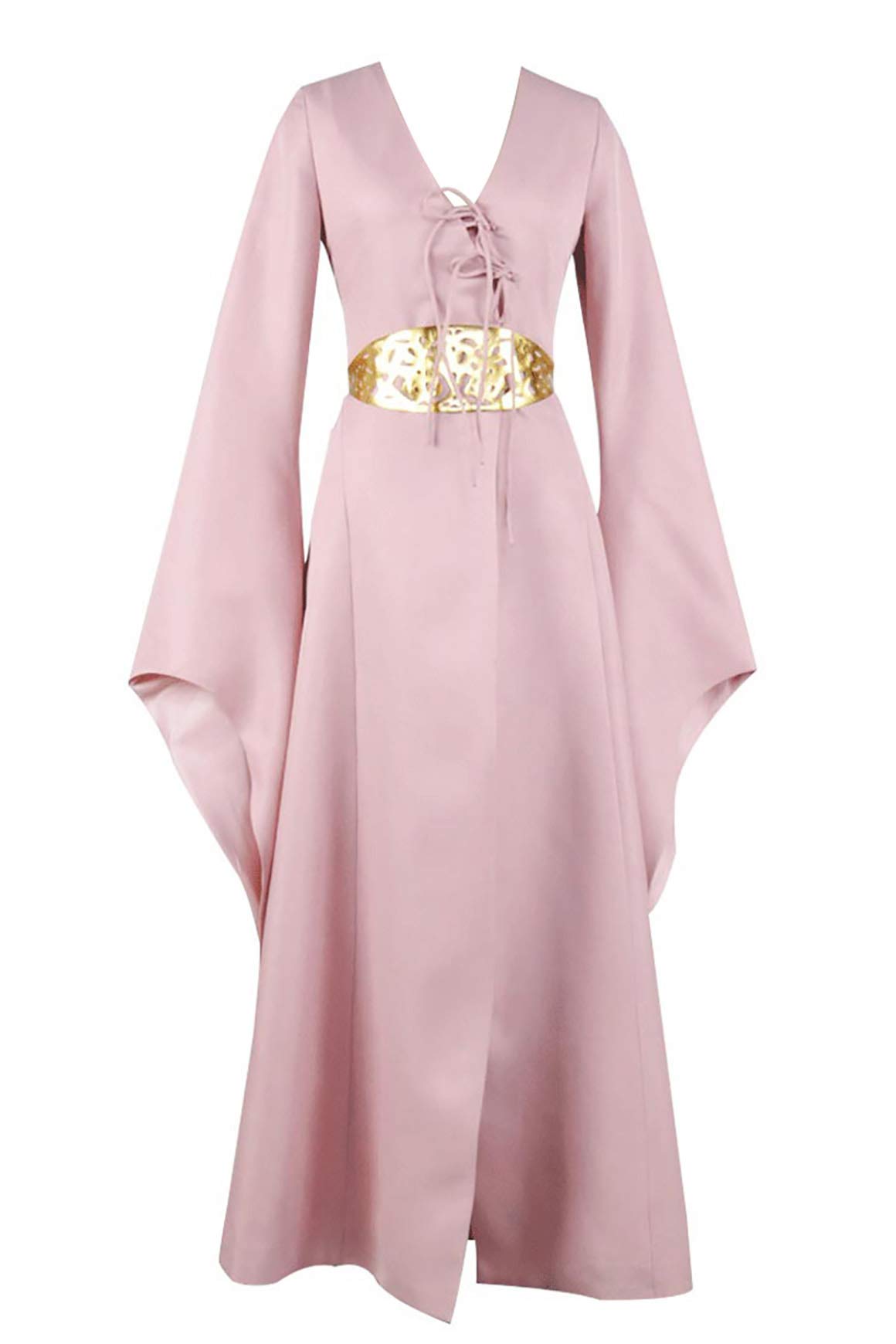 Game of Thrones Sansa Stark Cosplay Costume - Elegant Pink Chiffon Long Dress for Women & Girls | Perfect for Halloween, Comic Con, Themed Parties & Roleplay