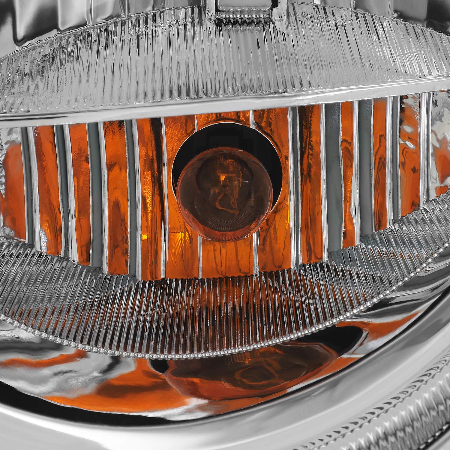 AKKON Replacement Headlights for Jeep Grand Cherokee - Chrome LED Head Lamps Pair (Driver & Passenger Side) | Durable & Bright Lighting for Night Driving, Off-Road Adventures & Daily Commutes