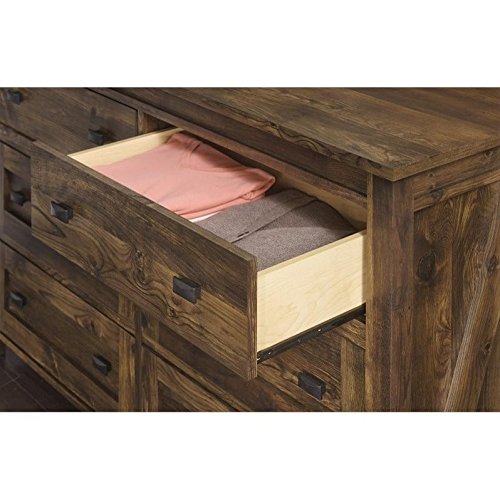 Rustic 4-Piece Bedroom Set with Dresser, 2 Nightstands & Chest | Home Square | Perfect for Farmhouse, Cottage & Vintage Style Bedrooms