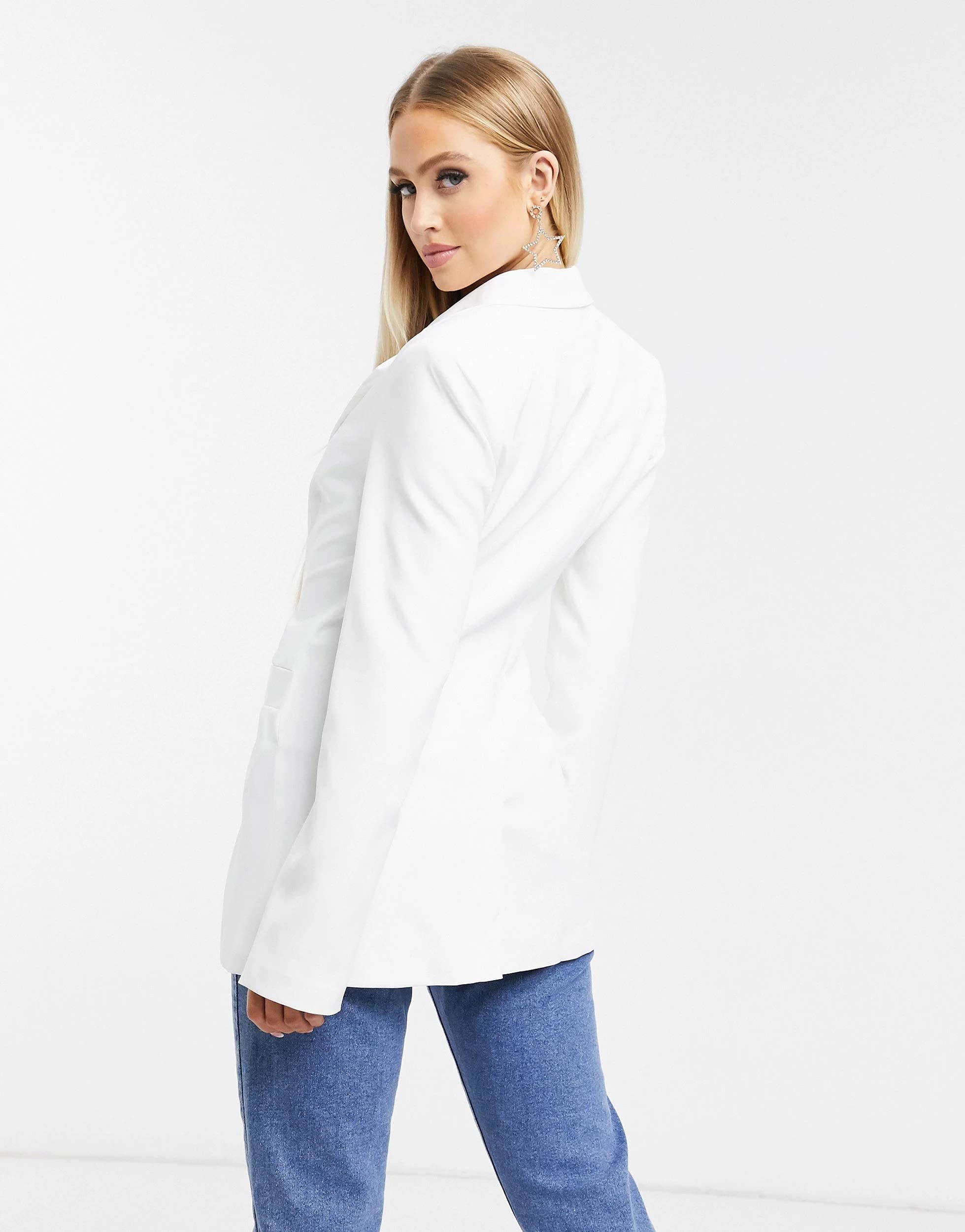 Stylish Women's Casual Blazer Jacket - Long Sleeve Single Button Boyfriend Style for Office & Business | Perfect for Workwear, Professional Meetings & Smart Casual Outfits