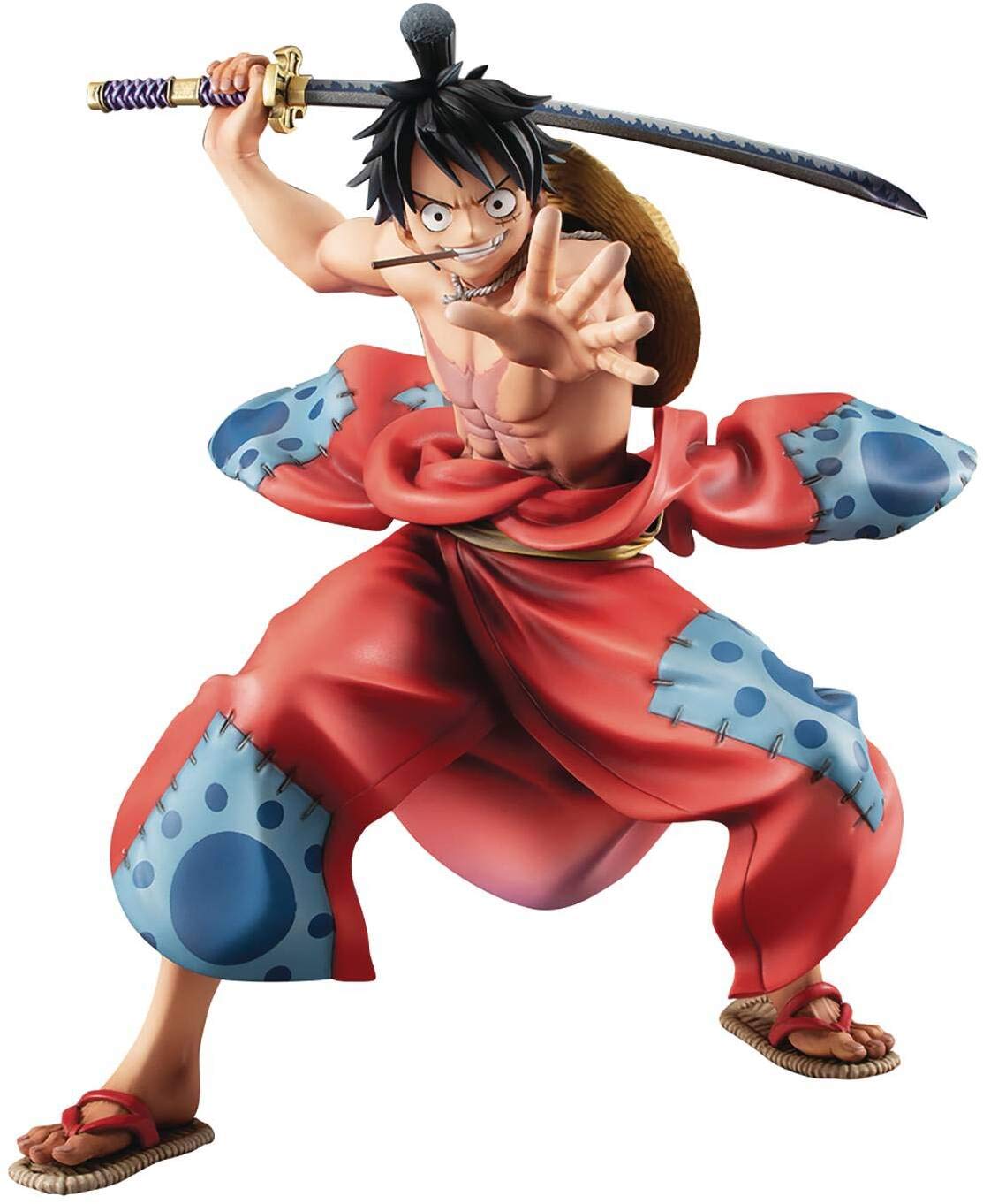 Megahouse One Piece Portrait of Pirates Warriors Alliance Luffy Taro Action Figure - Anime Collectible for Display & Gift