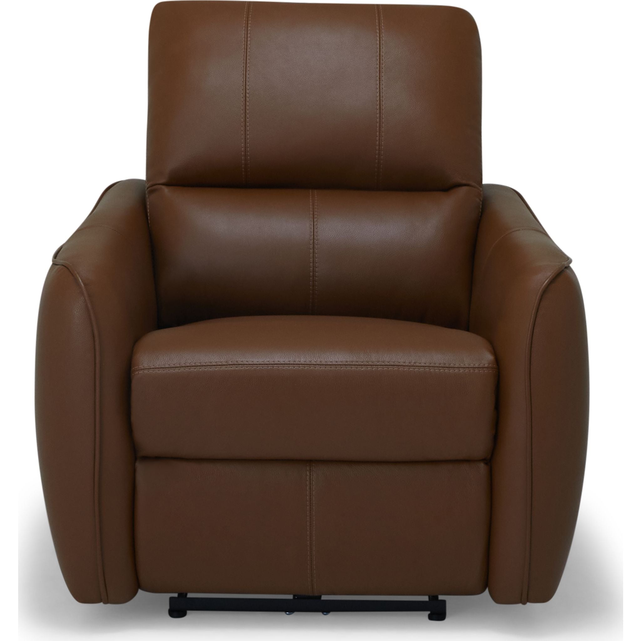 Arlo Power Wall Hugger Recliner Chair - Valencia Biscotti Fabric - Modern Space-Saving Reclining Chair for Living Room, Home Theater & Small Spaces
