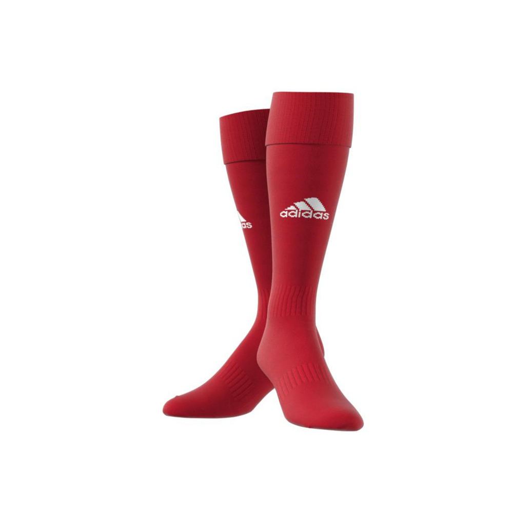 Adidas Santos 18 Soccer Socks - Red & White Football Socks for Men - Comfortable Breathable Athletic Socks for Soccer, Training & Sports Performance