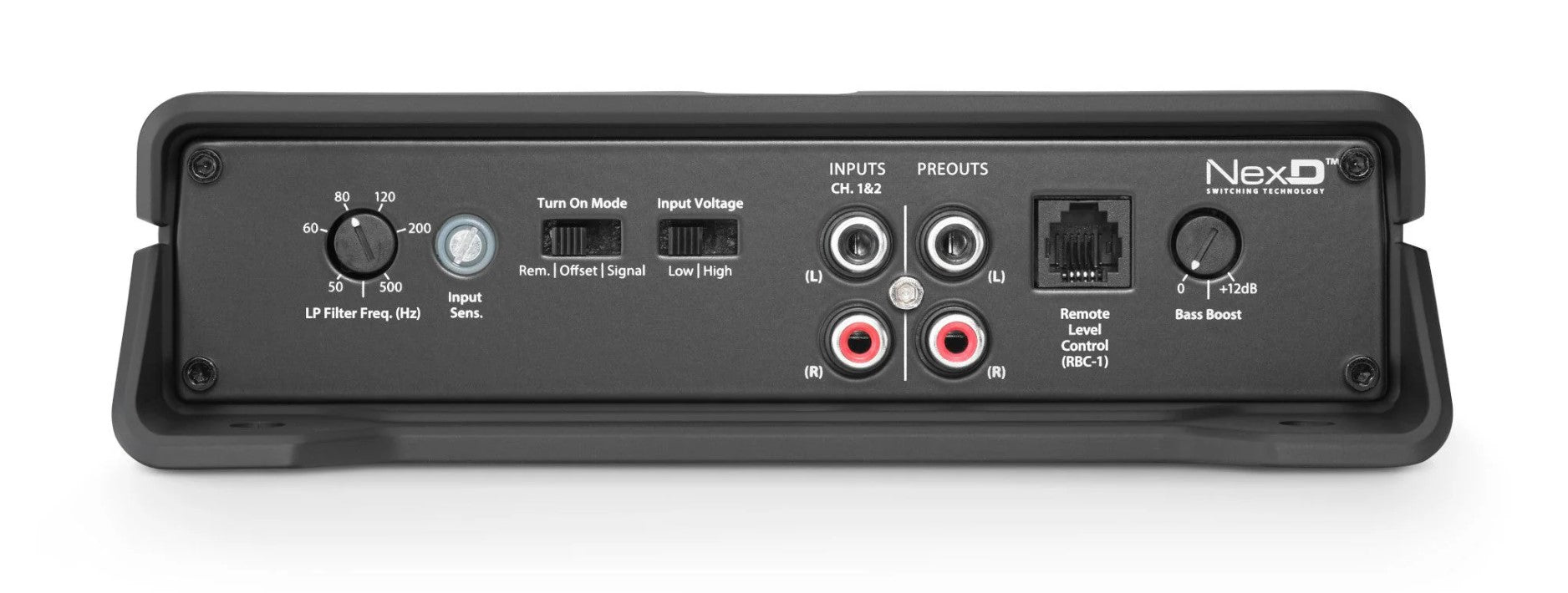 JL Audio JD250/1 Monoblock Class D Subwoofer Amplifier - 250W RMS Power for Car Audio & Home Theater Systems | High-Performance Bass Boost for Deep Sound Experience