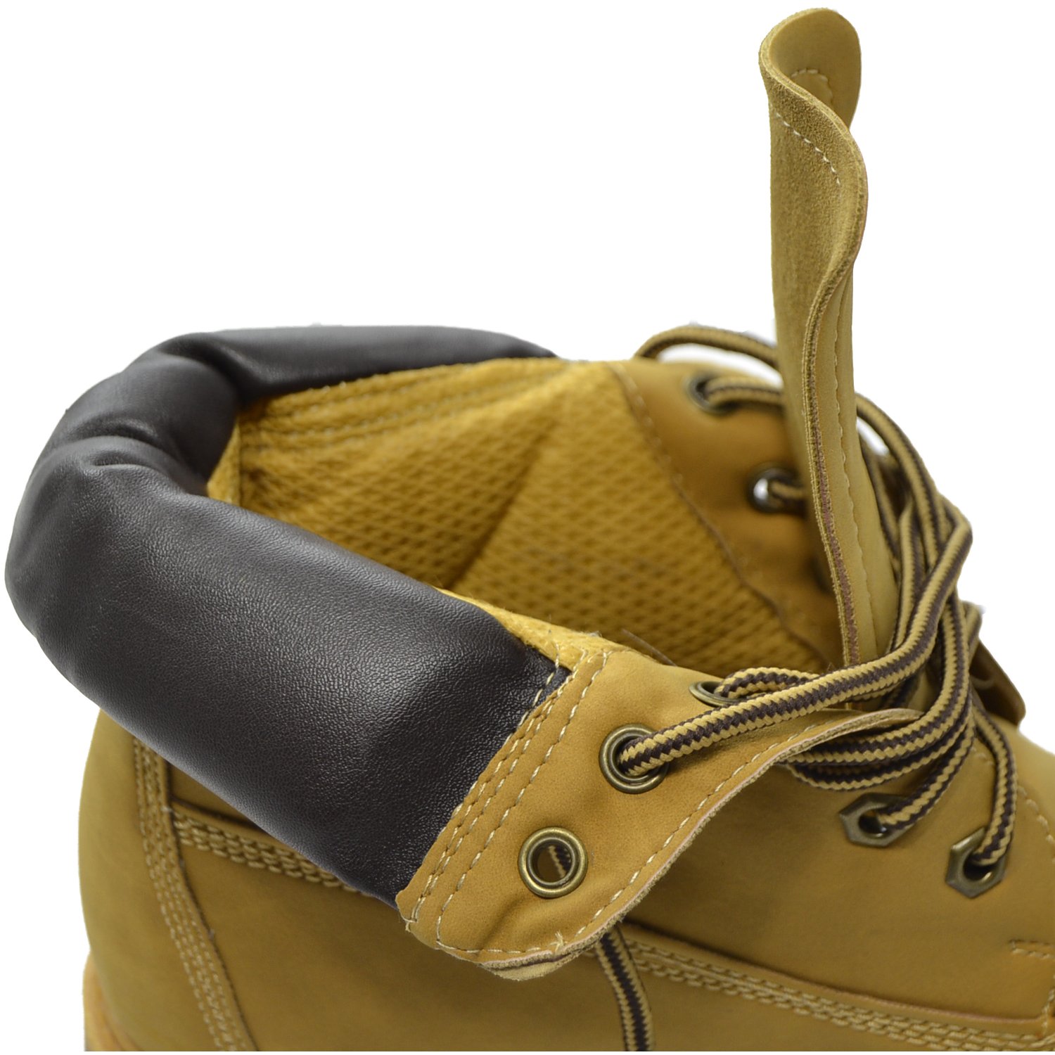 Women's Ankle Boots Lace Up Hiking Work Shoes - Comfortable Padded Design for Outdoor Activities & Casual Wear (Tan) | Perfect for Hiking, Walking & Everyday Fashion