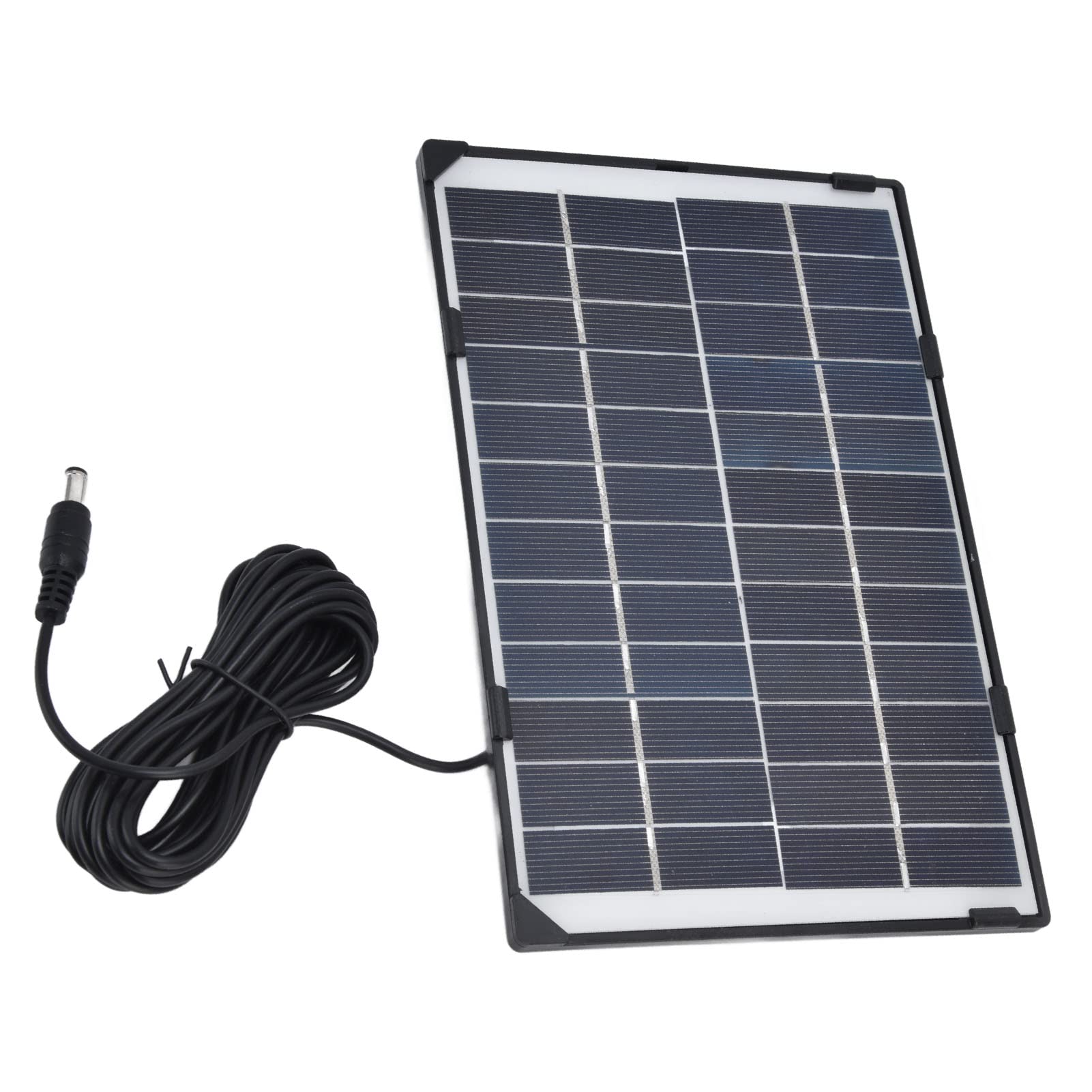 12V 6W Solar Battery Charger for Car, Boat, RV - Waterproof Solar Panel Trickle Charger for 12 Volt Batteries - Perfect for Outdoor, Marine & Off-Grid Power Supply