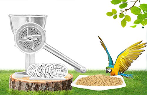 YUCHENGTECH Manual Bird Fishing Bait Granulator - Hand Operated Animal Feed Pellet Maker for Pets, Birds & Fish - Perfect for Homemade Pet Food, Fishing Bait & Poultry Feed Preparation