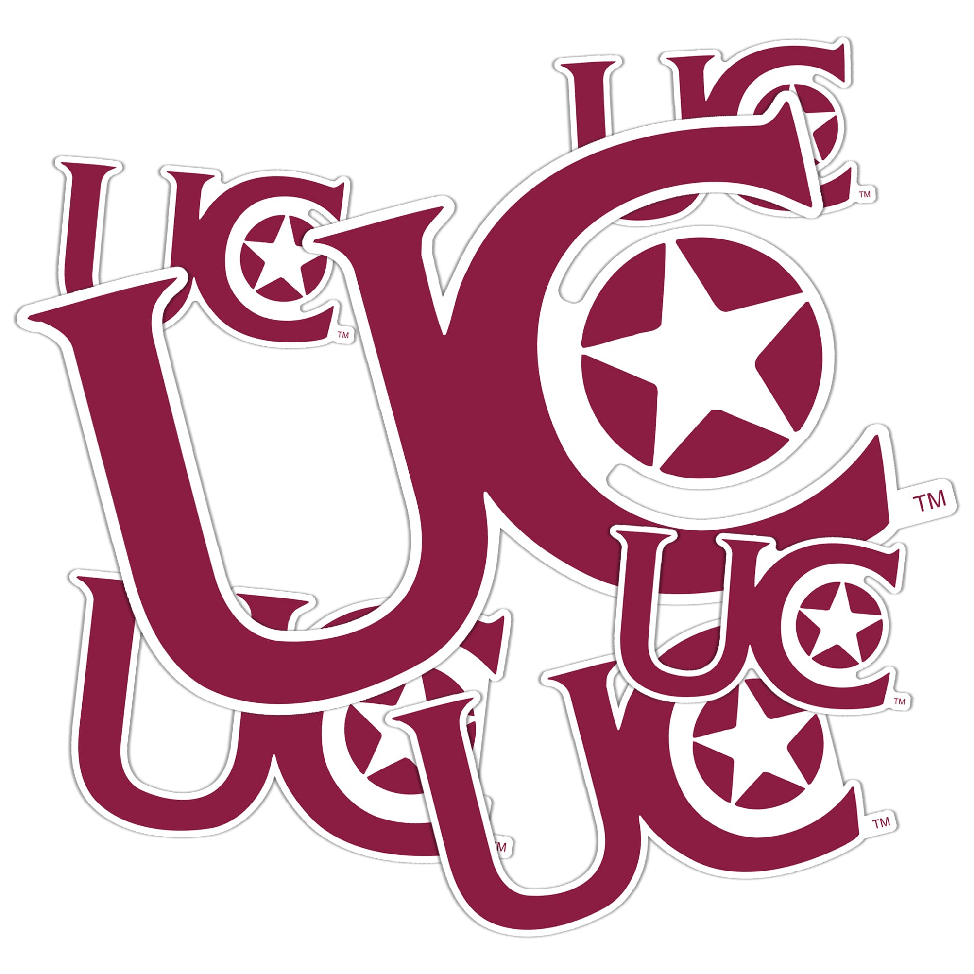University of Charleston UC Golden Eagles Vinyl Decals - Desert Cactus Design - Waterproof Stickers for Laptop, Water Bottle, Car & Scrapbook - Perfect for School Spirit, College Dorm Decor & Fan Gifts