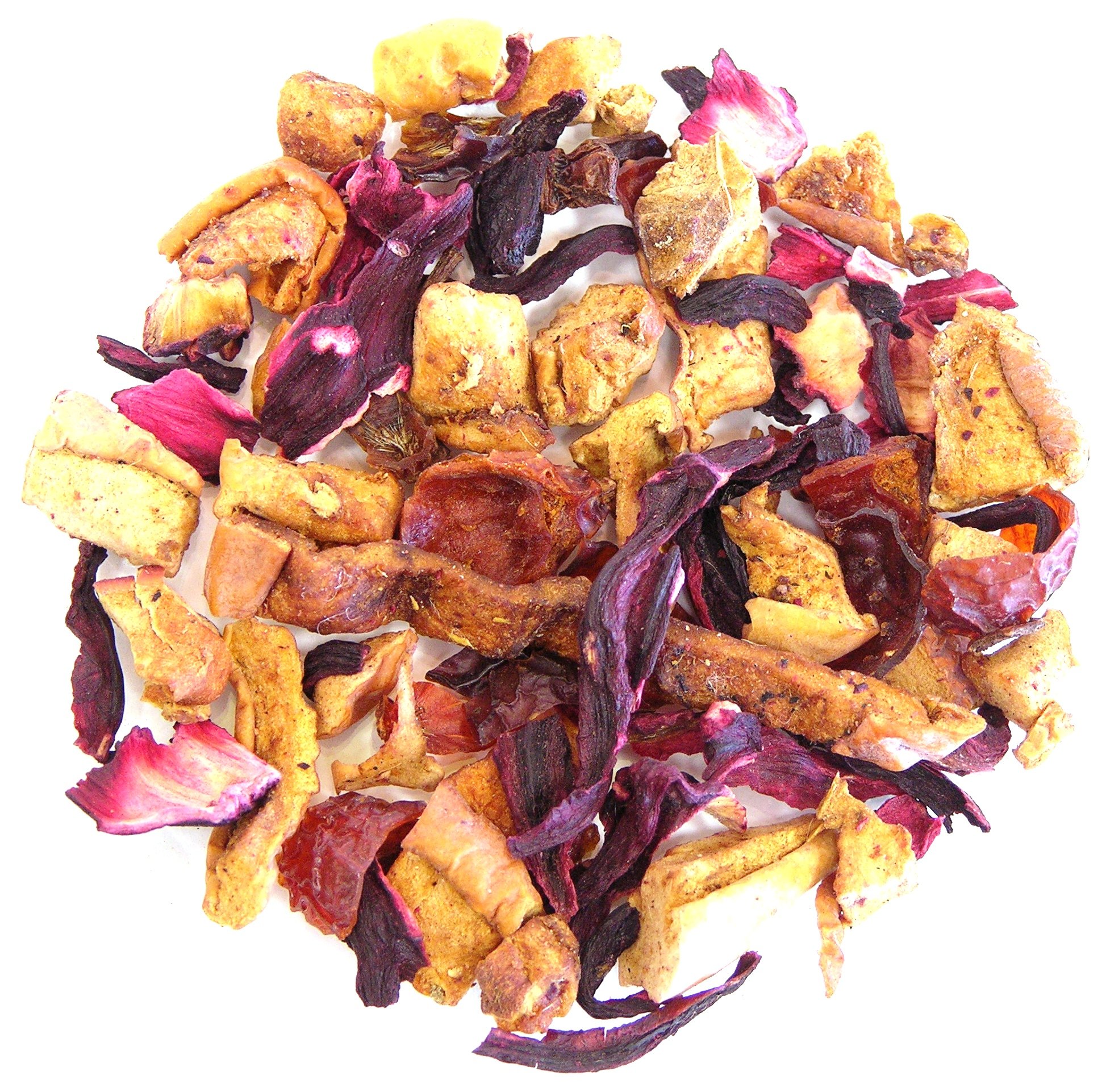 Organic Cranberry Apple Fruit Tea - 8oz Bag | Antioxidant Rich, Caffeine-Free Herbal Tea for Relaxation & Wellness | Perfect for Afternoon Tea, Gifts & Cold Brew Iced Tea