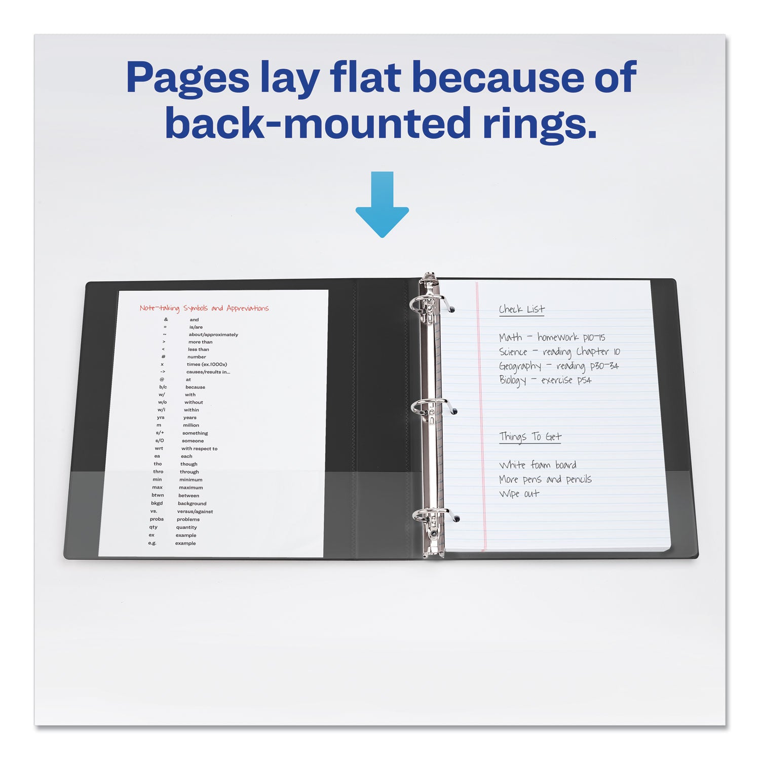 Avery® 3-Ring Durable View Binder with DuraHinge™ & EZD Rings - 1.5
