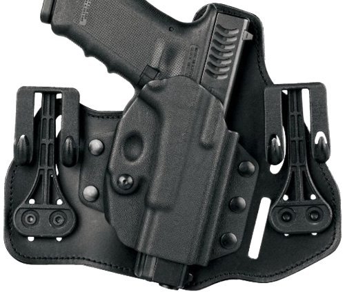 BLACKHAWK Leather Tuckable Pancake Holster for Concealed Carry - Comfortable IWB Gun Holster for Pistols | Perfect for Everyday Carry, Tactical Use & Law Enforcement