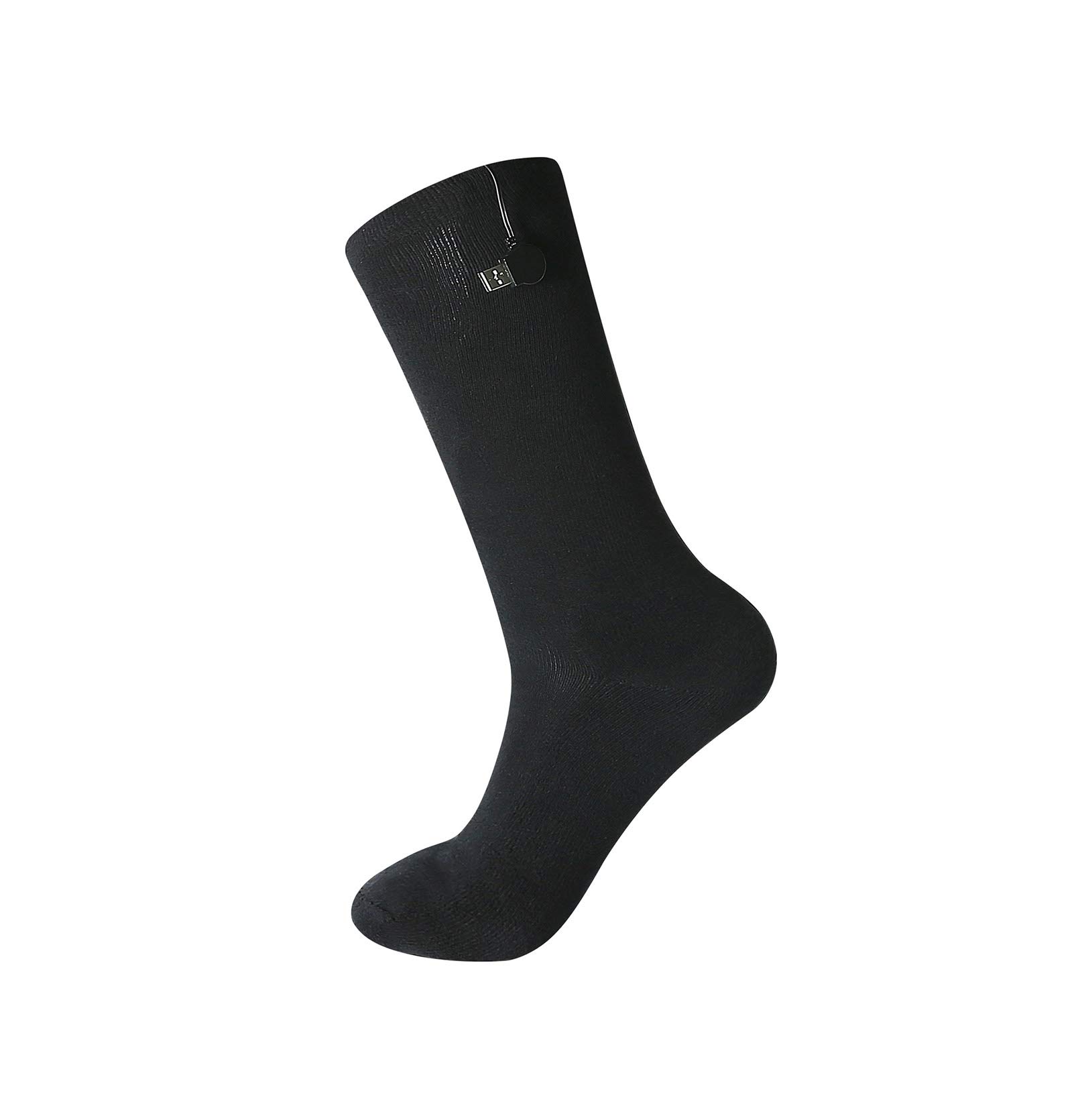 LIQIANG USB Electric Heating Socks for Men and Women - Rechargeable Battery-Powered Winter Warm Socks - Machine Washable & Comfortable for Outdoor Activities, Hiking, and Cold Weather Use