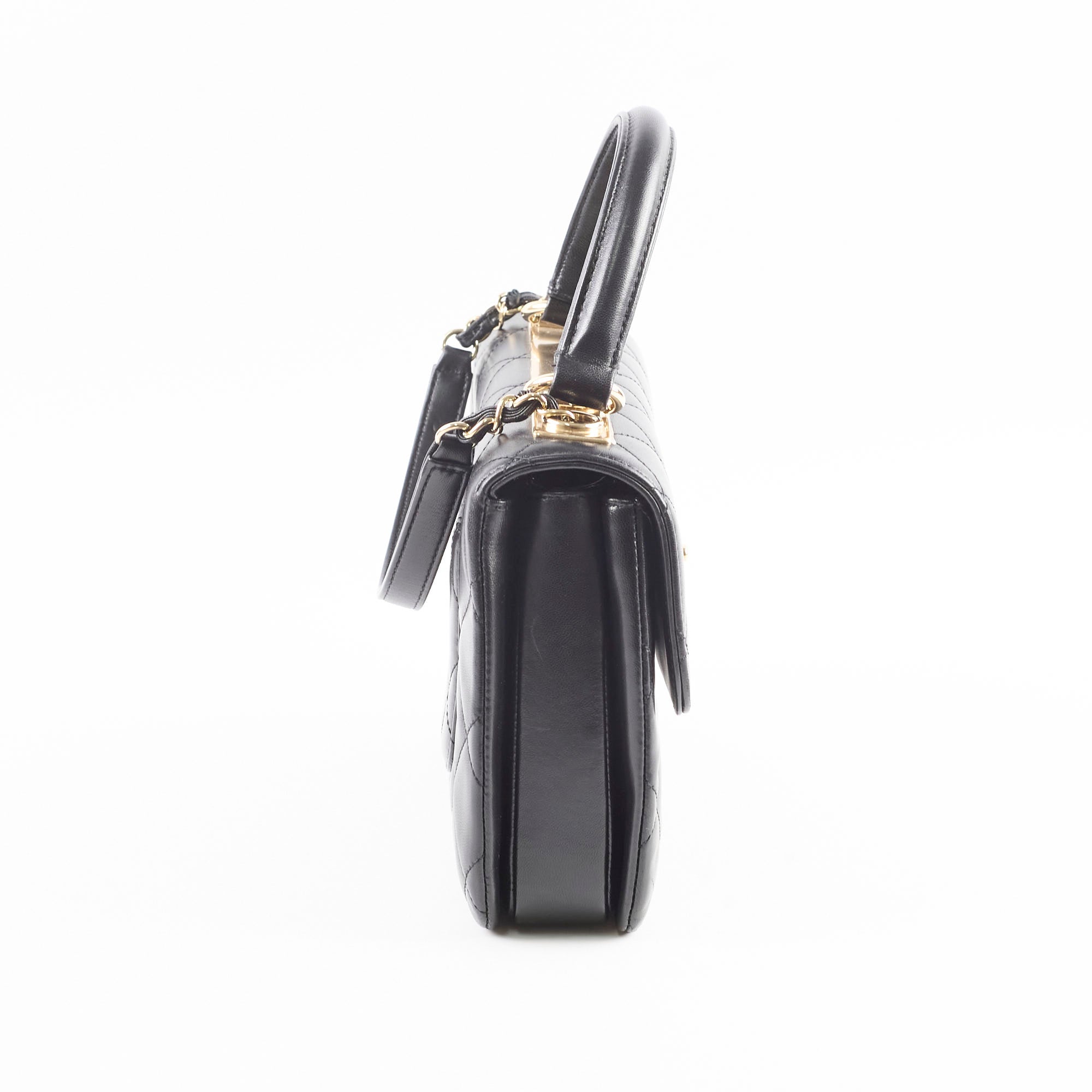 Chanel Trendy CC Small Black Leather Crossbody Bag for Women | Luxury Designer Handbag for Evening Out & Special Occasions