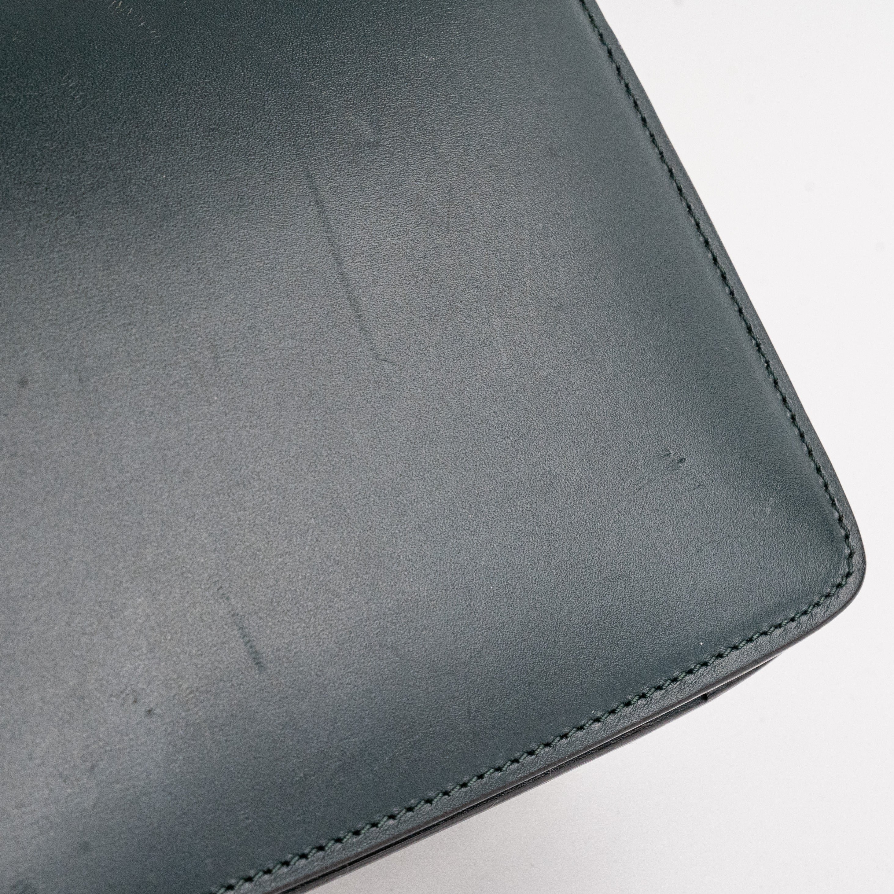 Celine Teen Box Bag in Dark Green | Genuine Leather Crossbody Purse for Women | Perfect for Work, Travel & Everyday Use