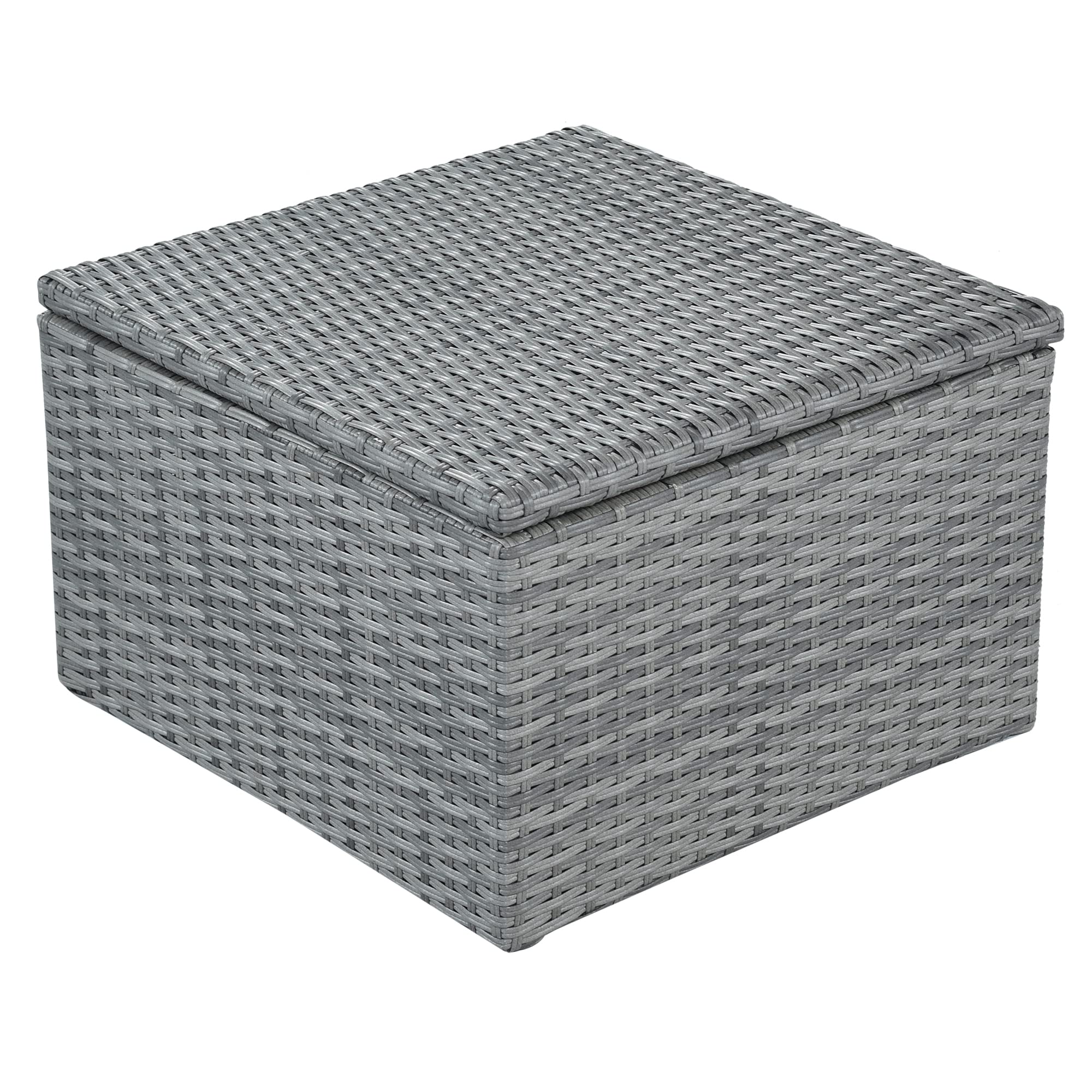 Polibi Patio Sunbed with Retractable Canopy - Rattan Wicker Outdoor Furniture Set with Soft Cushions - Daybed Sofa Conversation Set for Backyard, Garden, Poolside & Patio - Grey Weather-Resistant Cushions - Perfect for Relaxing, Sunbathing & Outdoor Entertaining