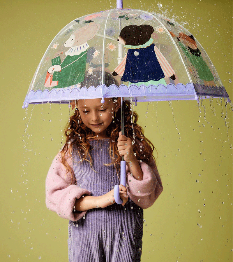 Musicians Umbrella by Djeco - Waterproof Compact Folding Umbrella for Music Lovers - Perfect for Outdoor Concerts, Music Festivals & Rainy Commutes