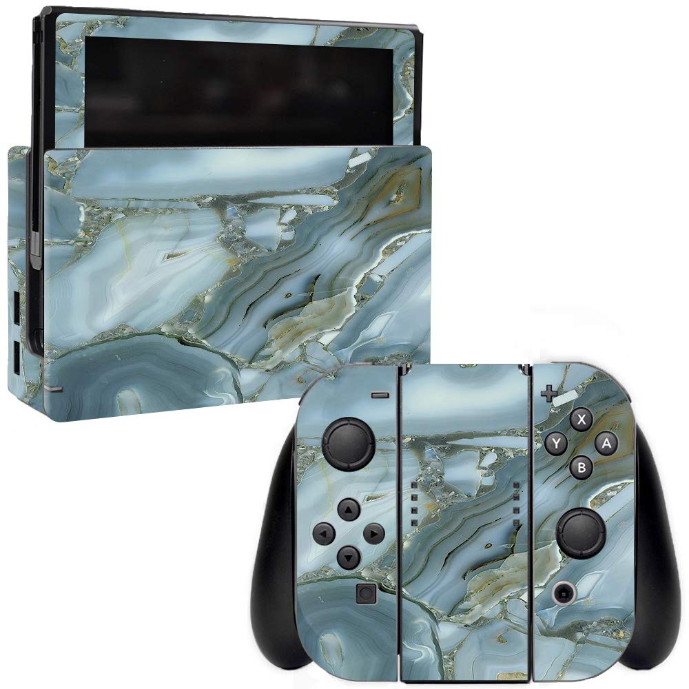 MightySkins Vinyl Decal Wrap Cover for Nintendo Switch - Crystal Rock Design | Protective & Durable Skin | Easy to Apply & Remove | Made in USA | Perfect for Gaming Protection & Customization