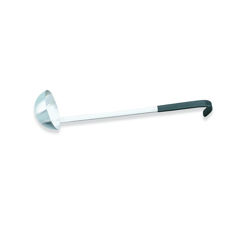 Vollrath 4 Oz Stainless Steel Ladle with Heat-Resistant Kool Touch Black Handle - Perfect for Soup, Sauce, and Gravy Serving in Restaurants & Home Kitchens