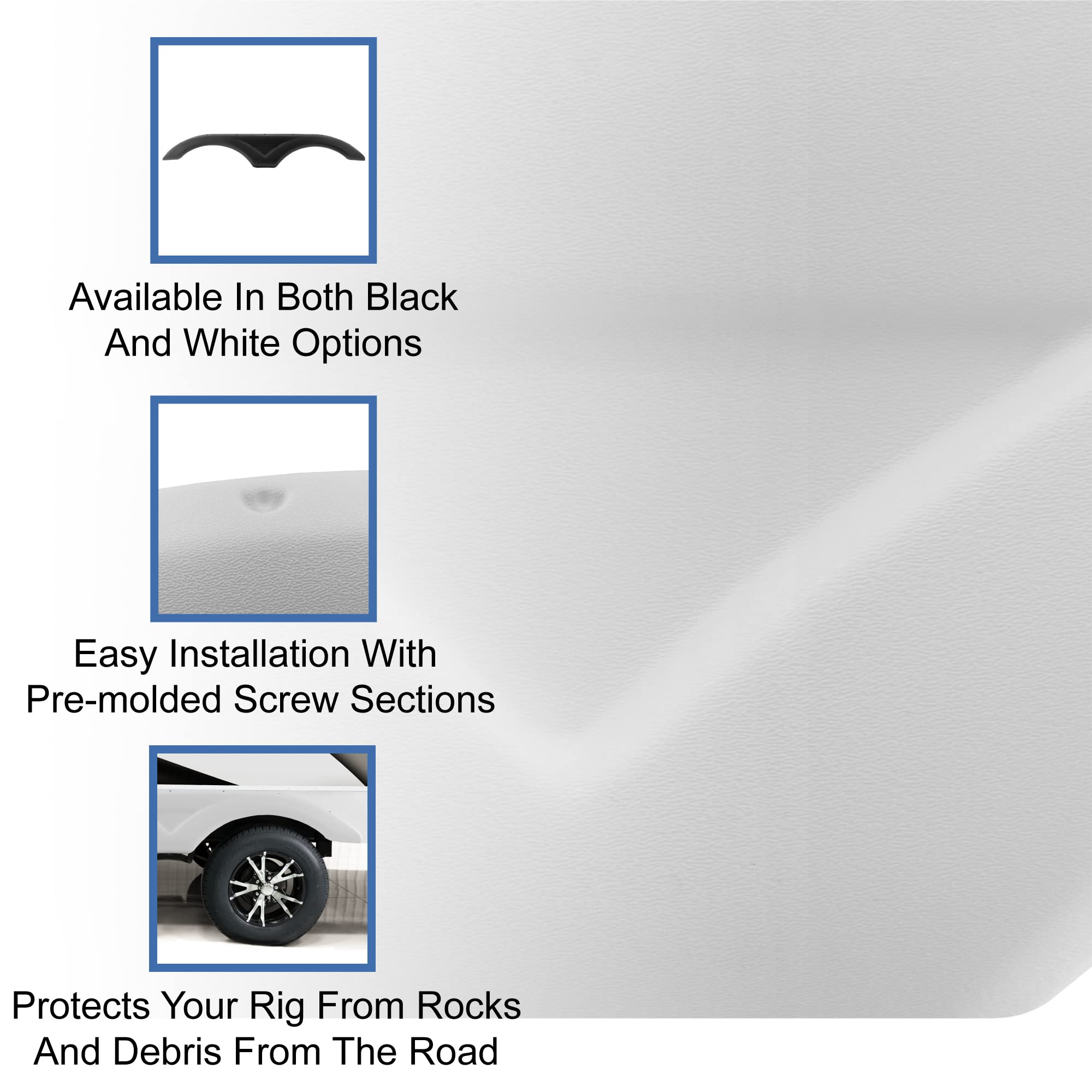 RecPro RV Tandem Fender Skirt - 71