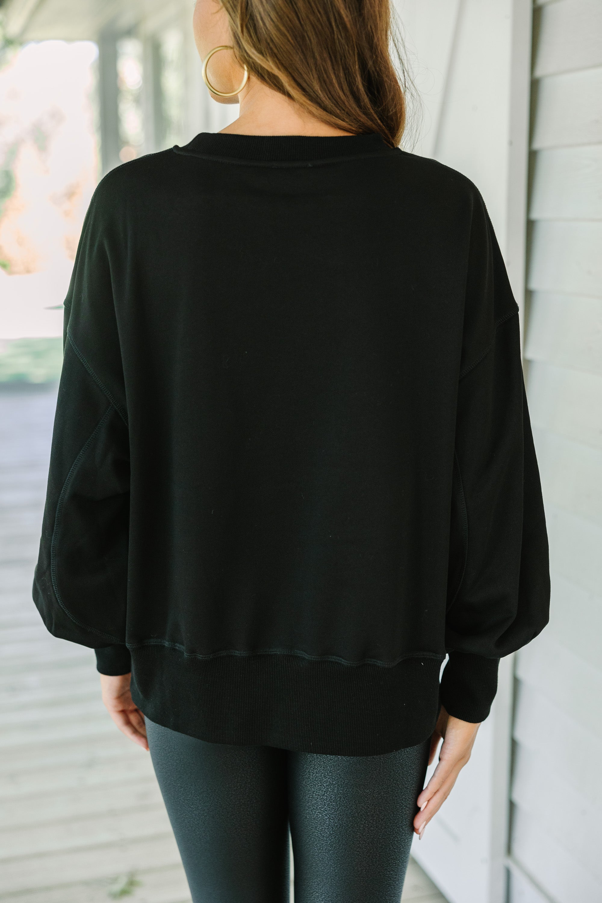 Black Pullover Sweatshirt for Men & Women | Soft & Comfortable Cotton Blend | Perfect for Casual Wear, Gym, and Outdoor Activities
