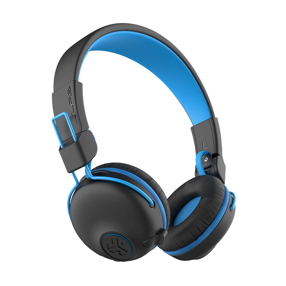 JLab JBuddies Play Wireless Kids Gaming Headset - Bluetooth 5, 22+ Hour Battery, 60ms Low Latency for Mobile Gaming, Retractable Mic, AUX Compatible with PS5/Xbox/Switch - Perfect for Online Classes & Console Gaming