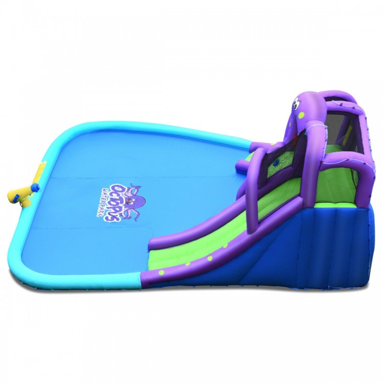 Inflatable Water & Sand Park Mighty Bounce House with Large Pool - Kids Outdoor Play Equipment for Backyard, Birthday Parties & Summer Fun