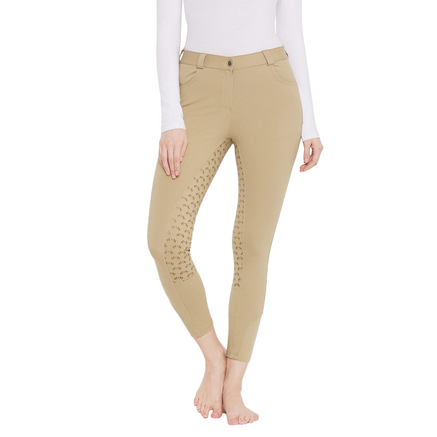 Equine Couture Heather Full Seat Breech - Premium Equestrian Riding Pants for Women - Comfortable & Stylish Horseback Riding Breeches for Dressage, Jumping & Show Competitions