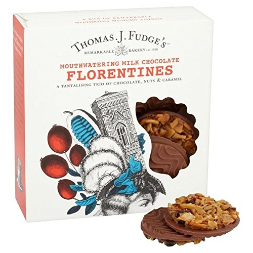 Fudge's Milk Chocolate Florentines - 48 Count (6 Packs of 8) - Gourmet Cookies for Gifts, Parties & Dessert Platters