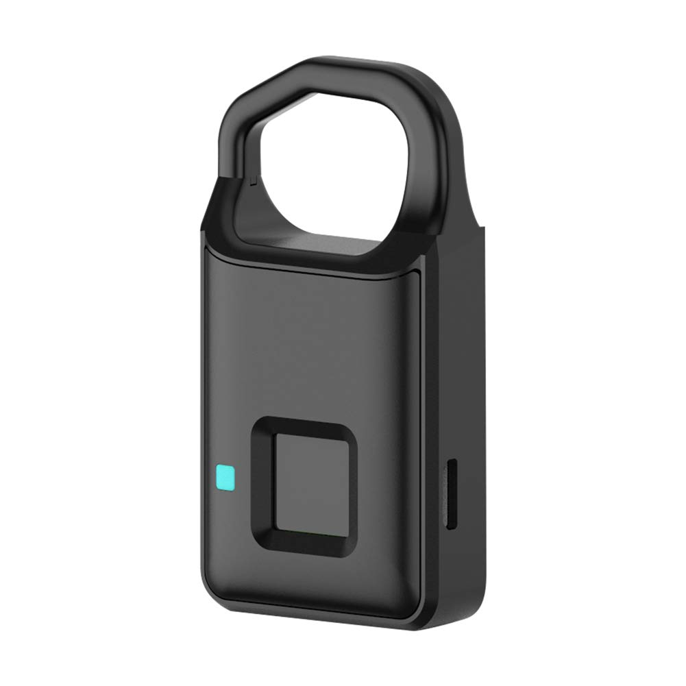Smart Fingerprint Padlock - Keyless Entry, USB Rechargeable, Waterproof Security Lock for Golf Bags, Suitcases, Gym Lockers, Bikes, Drawers & Backpacks | Ideal for Travel, Sports & Daily Use