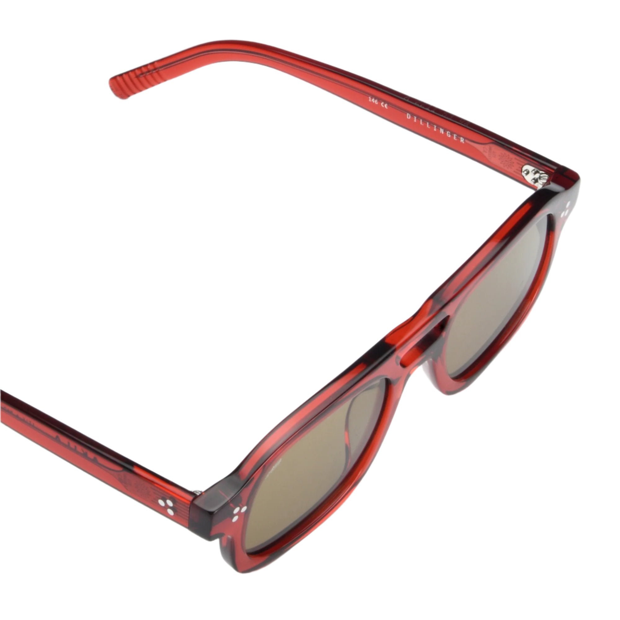 Akila Dillinger Sunglasses - Red & Brown Aviator Style for Men & Women - Perfect for Outdoor Activities, Driving, and Fashion