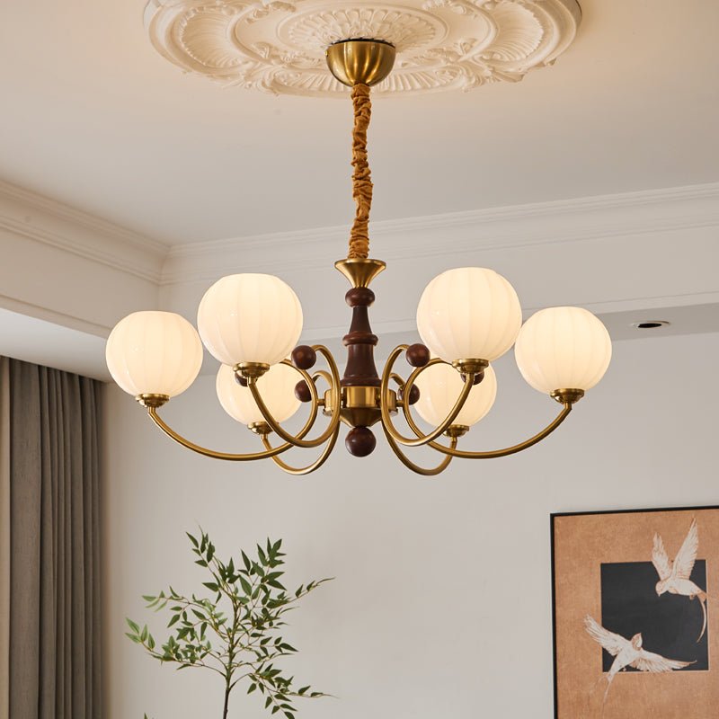 Livia Crystal Chandelier - Elegant Modern Ceiling Light Fixture for Dining Room, Living Room, and Bedroom | Perfect for Home Decor and Wedding Venues