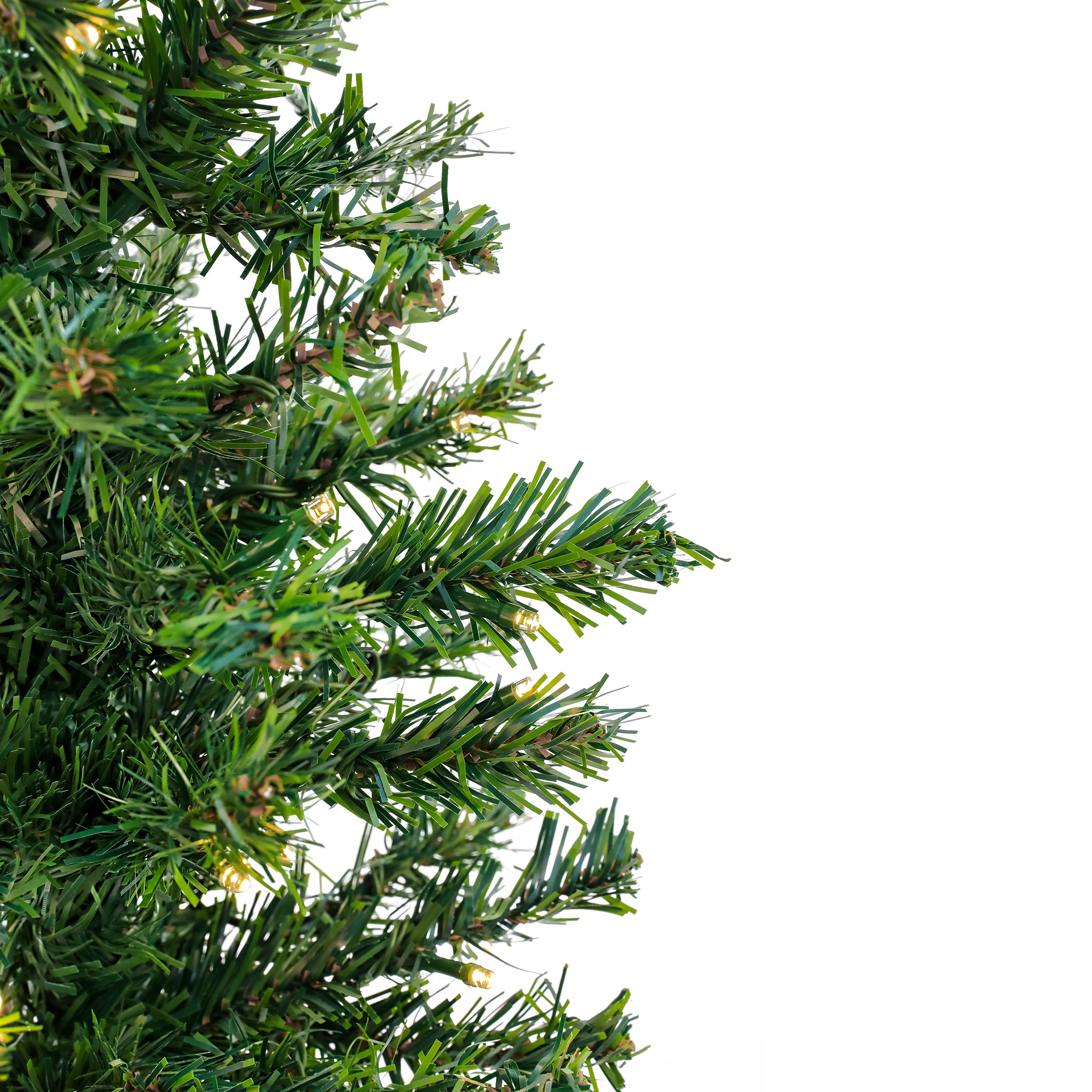 2 ft. Pre-Lit Mavis Spruce Artificial Christmas Tree with 50 Warm White LED Lights - Perfect for Small Spaces, Apartments, and Holiday Tabletop Decor
