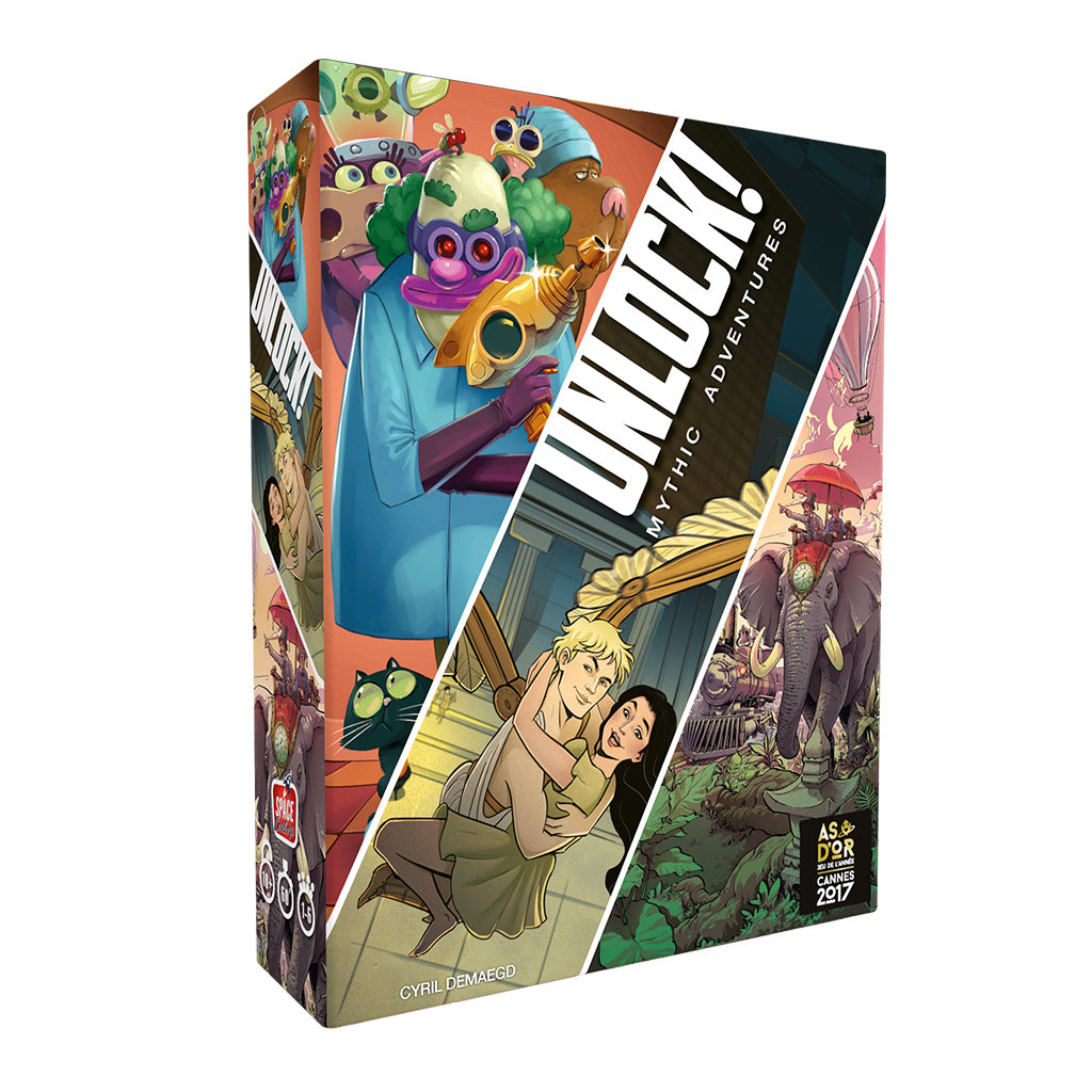 UNLOCK! Mythic Adventures - Cooperative Card Game for Family & Friends | Escape Room Experience at Home | Perfect for Game Nights & Parties