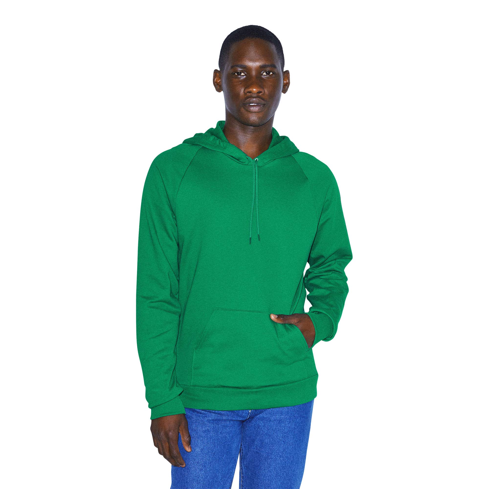 American Apparel Men's California Fleece Long Sleeve Pullover Hoodie - Soft & Warm Casual Wear for Men, Perfect for Outdoor Activities, Gym & Lounge