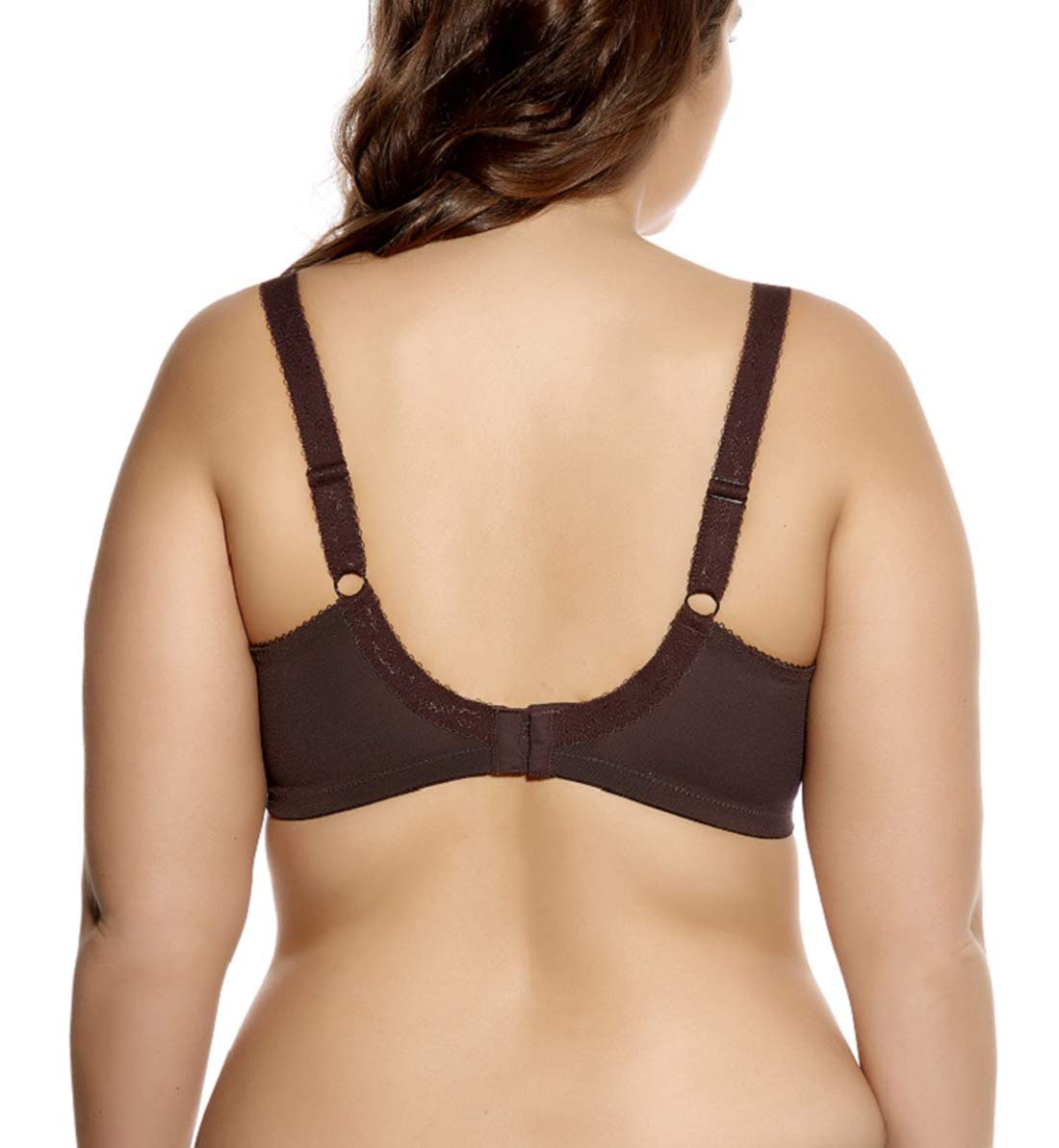 GODDESS Women's Kiera Underwire Bra - Full Coverage Support Bra in Chocolate Brown, Size 38G - Perfect for Plus Size Women, Everyday Wear & Special Occasions