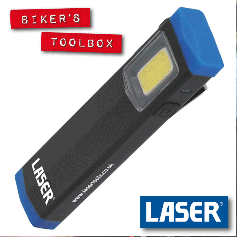 Mini Laser Pocket Worklight - Compact & Bright LED Flashlight for Camping, Hiking, Emergency, and DIY Projects
