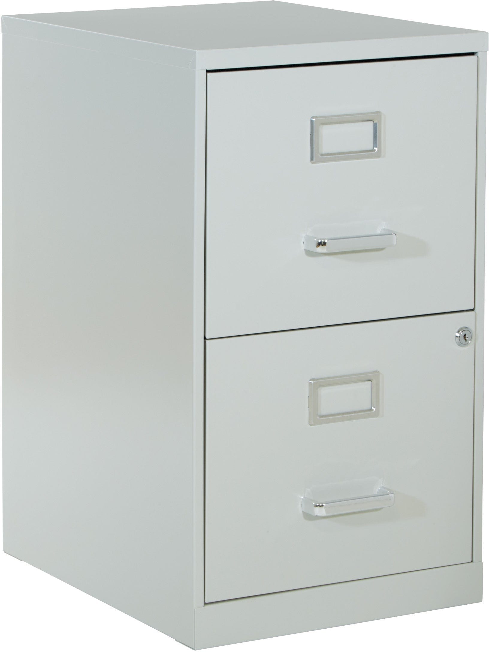 Office Star 2-Drawer Metal File Cabinet - Letter Size, Black, Heavy Duty Steel Storage for Documents & Folders - Perfect for Home Office, School, or Workplace Organization