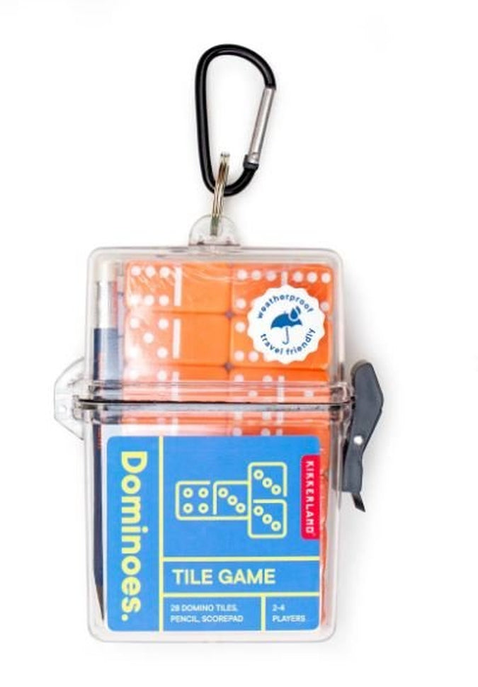 Waterproof Travel Dominoes Set - Portable Outdoor & Indoor Game for Camping, Beach, Picnics & Family Fun