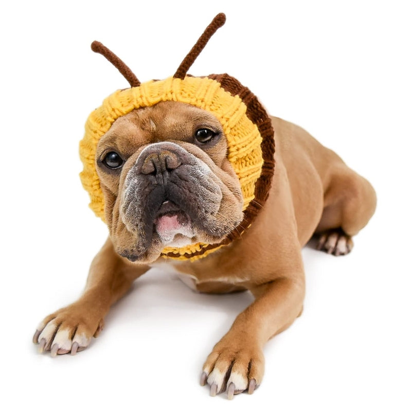 Bumblebee Dog Snood - Warm & Stylish Pet Neck Warmer for Cold Weather - Perfect for Winter Walks & Outdoor Adventures