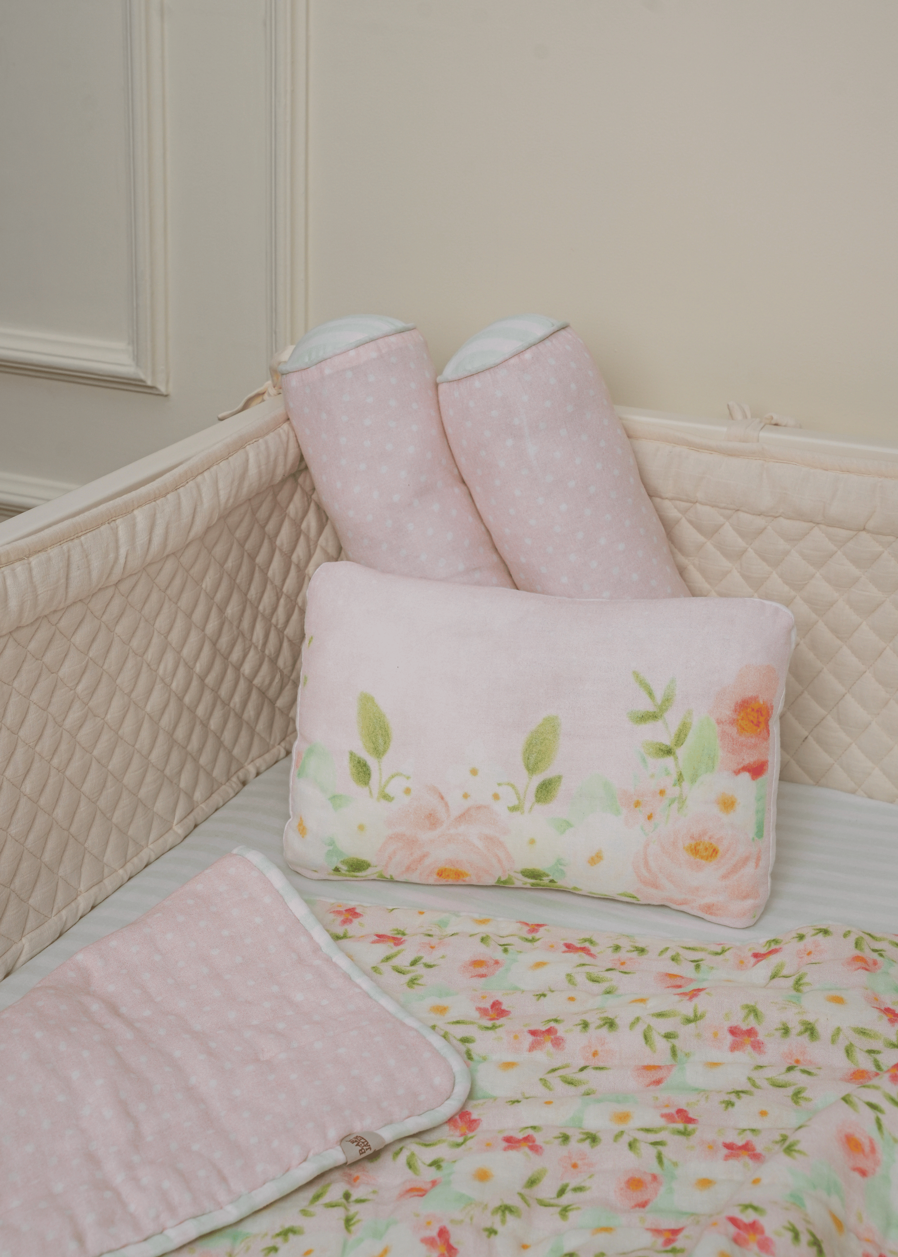Sayuri Soft Cotton Baby Crib Bedding Set - Breathable & Hypoallergenic Nursery Bedding for Newborns & Toddlers - Perfect for Nurseries, Daycares & Gift Registries