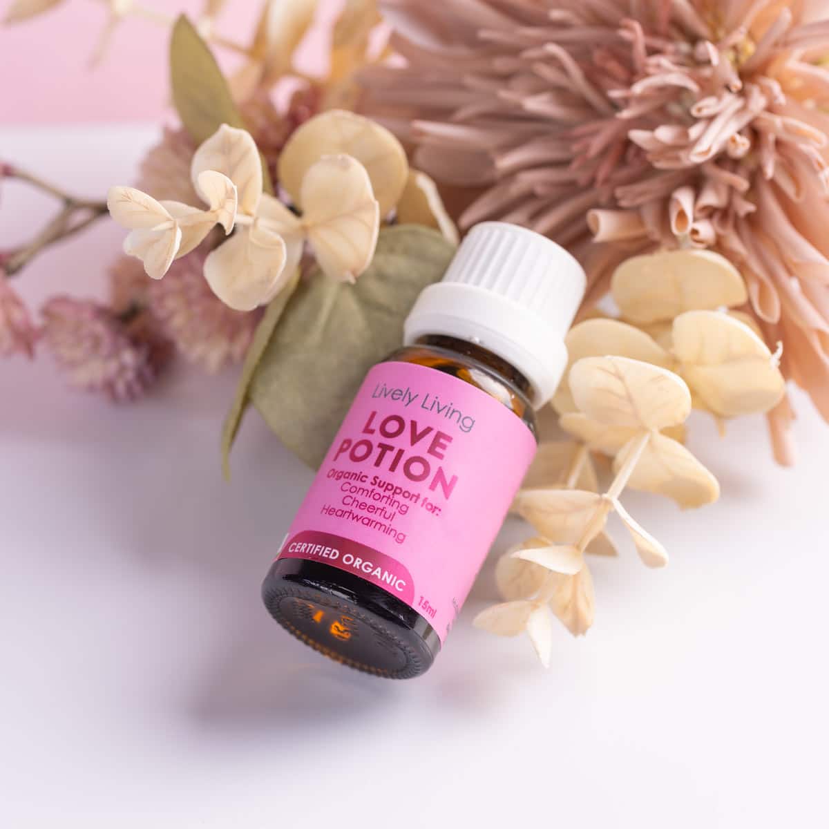 Love Potion Organic Essential Oil 15ml - 100% Pure Aromatherapy Oil for Relaxation, Romance & Stress Relief - Perfect for Diffusers, Massage & Home Spa