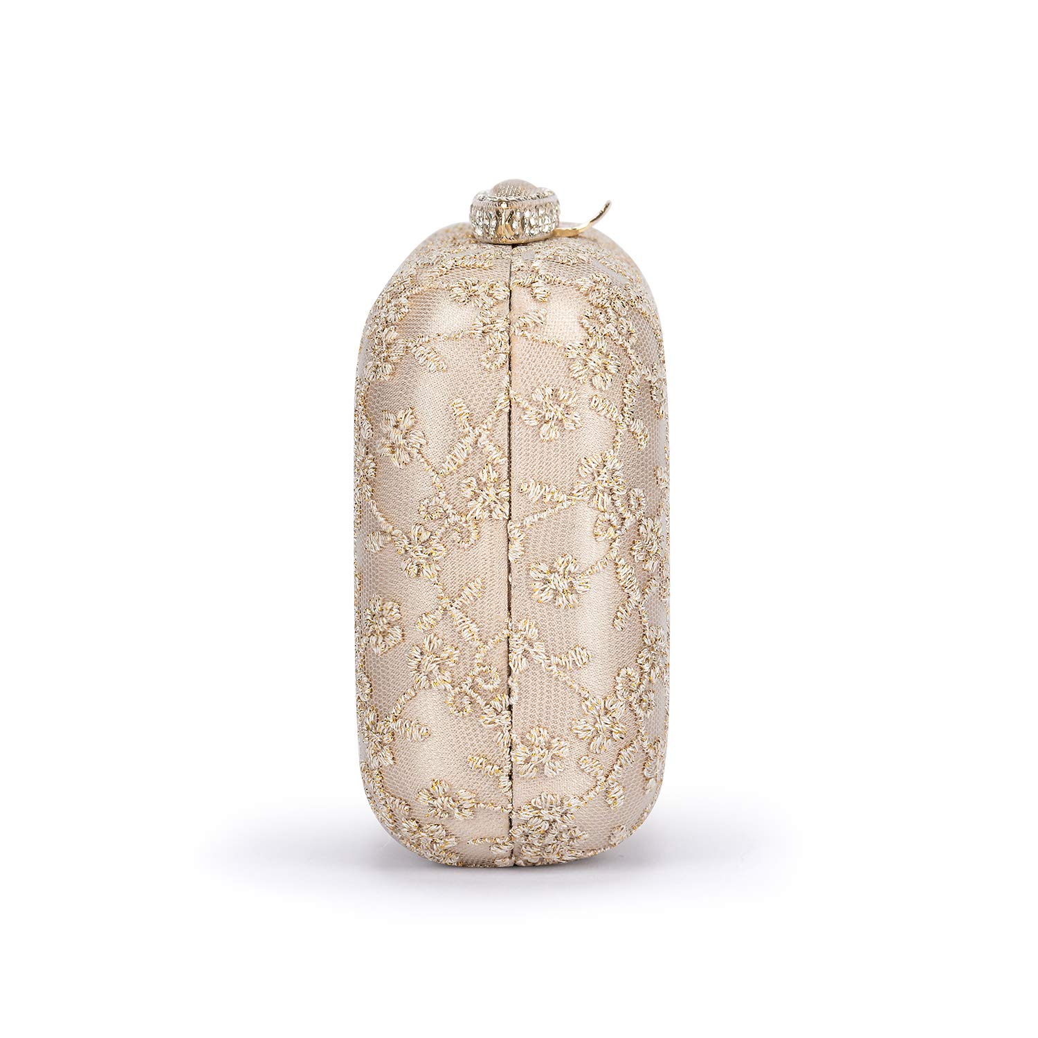 Elegant Lace Satin Wedding Clutch Purse for Women - Perfect for Bridal, Evening Parties & Special Occasions