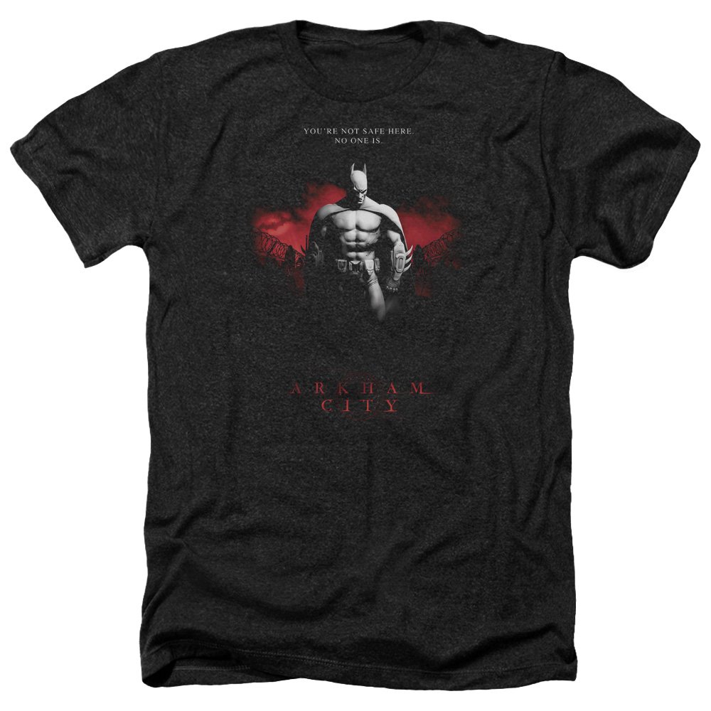 Arkham City Heather T-Shirt for Men & Women - Casual Unisex Tee