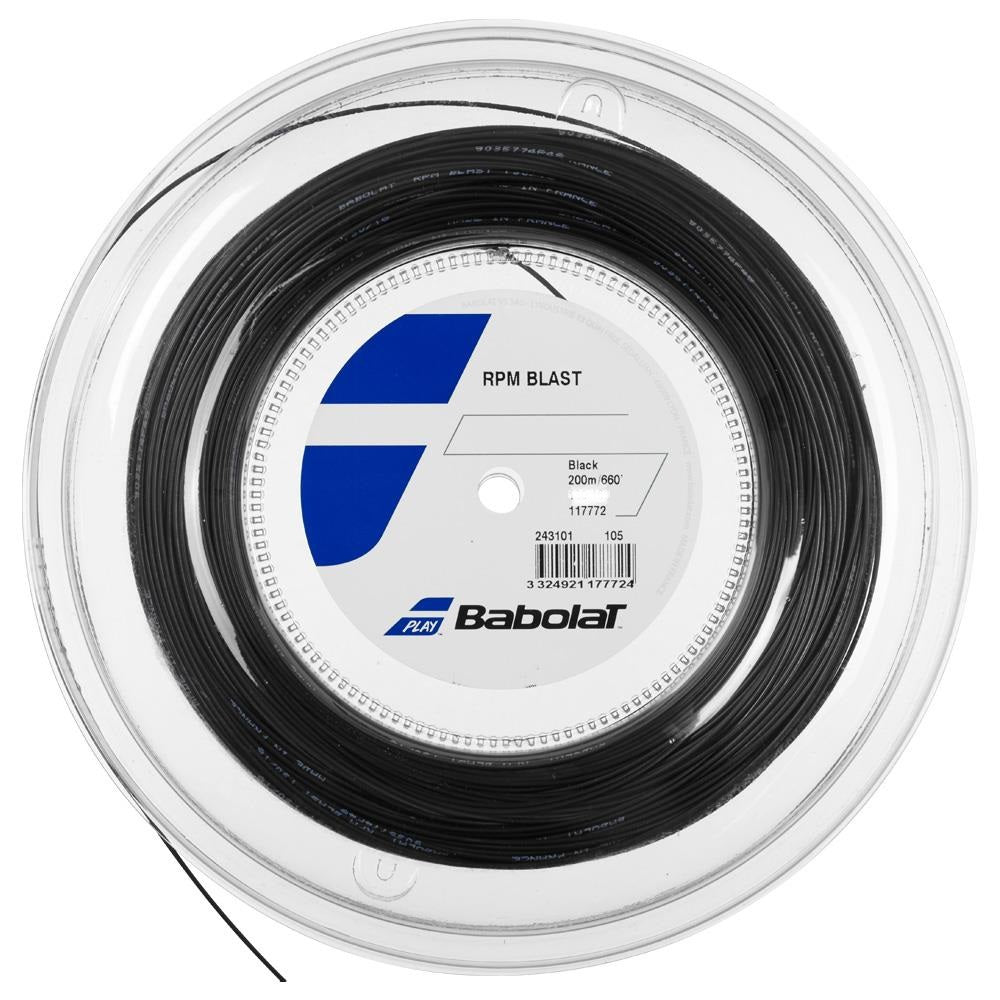 Babolat RPM Blast 15L/1.35 Tennis String Reel (Black) - Premium Polyester Tennis String for Spin & Control - Perfect for Competitive Players & Tournament Play