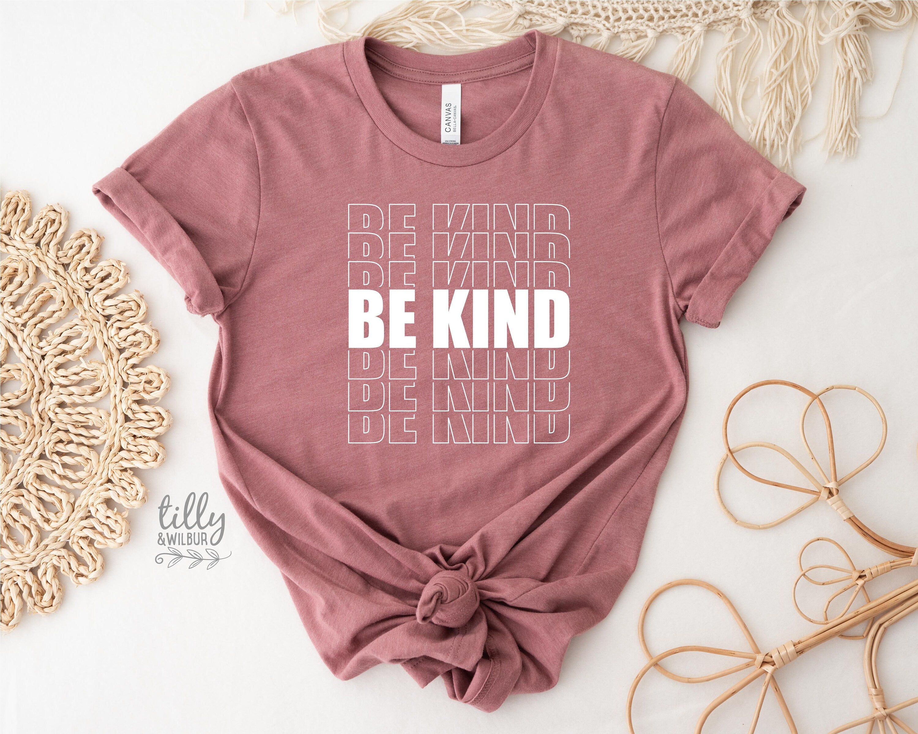 Be Kind Women's T-Shirt - Soft Cotton Casual Tee for Everyday Wear | Inspirational Graphic Top for Work, Gym & Outings