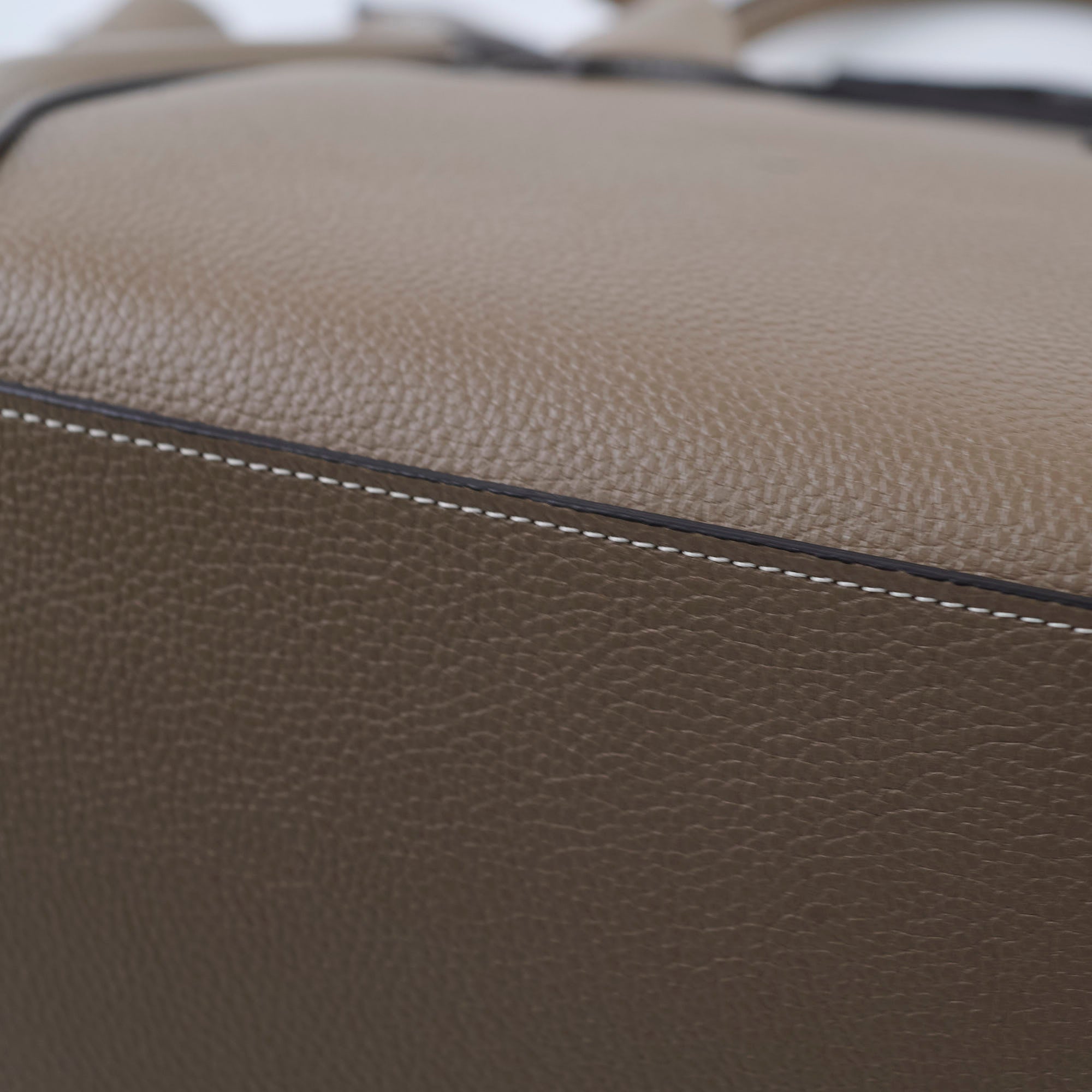 Celine Micro Luggage Bag in Taupe - Premium Grained Leather Handbag for Women | Perfect for Work, Travel & Everyday Use